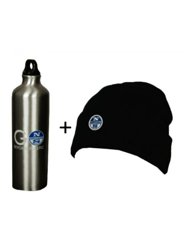 SG Set cappello + borraccia cuffia uomo con bottiglia NORTH SAILS articolo 62310