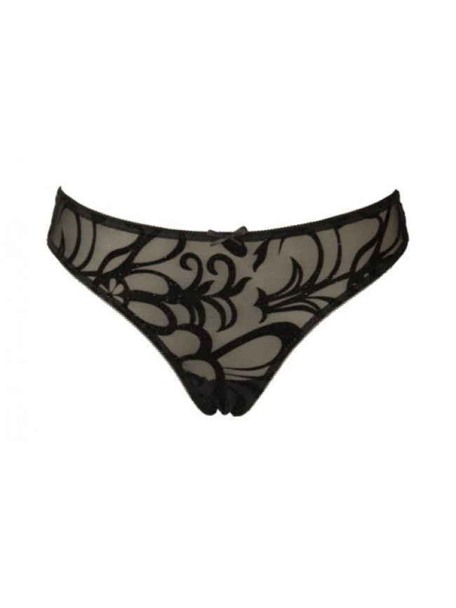 SG Slip brasiliano donna JADEA galà  cotone elasticizzato con lurex articolo 616