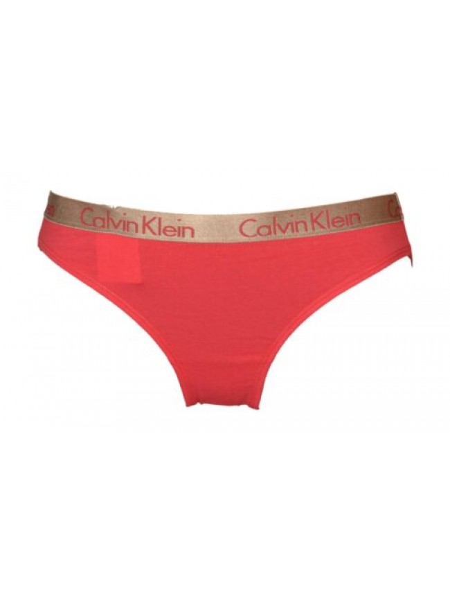 SG Slip donna CALVIN KLEIN mutanda cotone elasticizzato con elastico a vista log