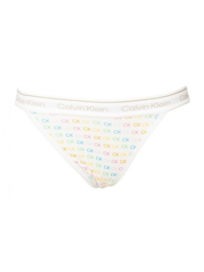 SG Slip donna CK CALVIN KLEIN mutanda brasilian cotone elasticizzato elastico a 