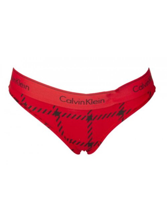 SG Slip donna CK CALVIN KLEIN mutanda cotone elasticizzato elastico a vista loga