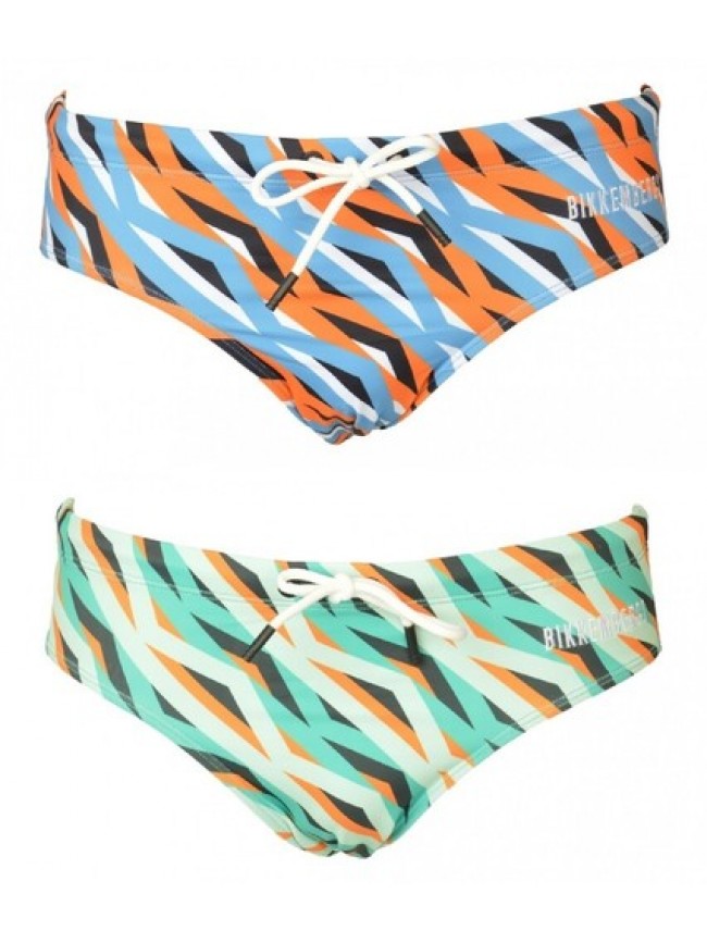 SG Slip mare uomo BIKKEMBERGS piscina swimwear coulisse esterna articolo BKK25MS