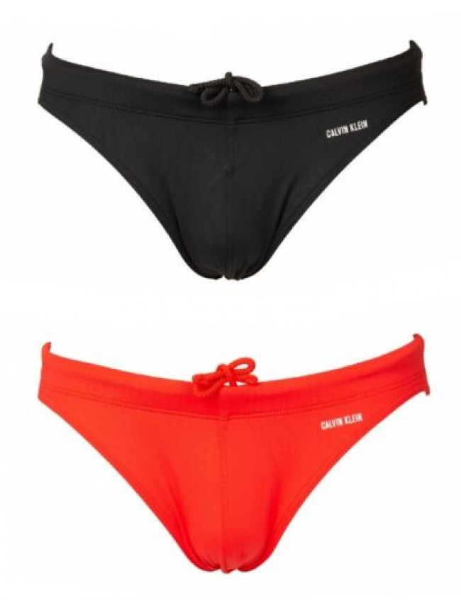 SG Slip mare uomo CK CALVIN KLEIN piscina con logo dietro elastico e coulisse in