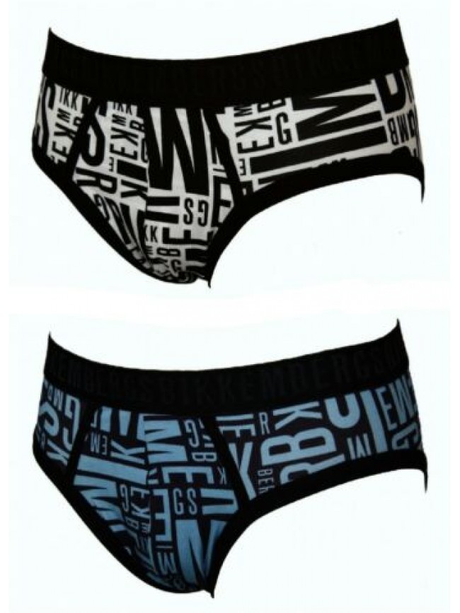 SG Slip mutanda uomo underwear BIKKEMBERGS articolo VBKT04990 LETTERING PRINT BR
