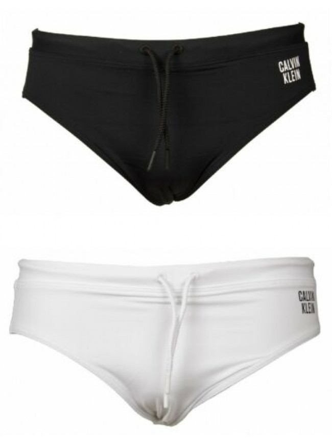 SG Slip uomo CK CALVIN KLEIN mare o piscina con coulisse stampa logo laterale be