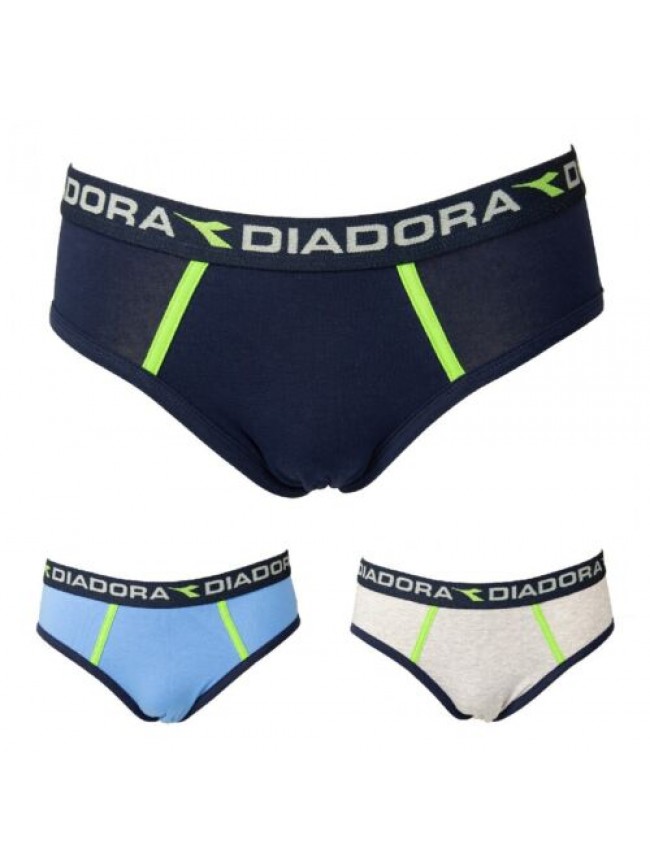 SG Slip uomo DIADORA mutanda elastico a vista cotone elasticizzato articolo 5716