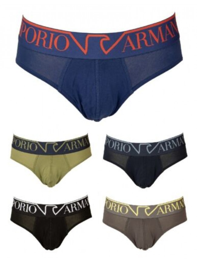 SG Slip uomo EMPORIO ARMANI mutanda elastico a vista cotone elasticizzato underw