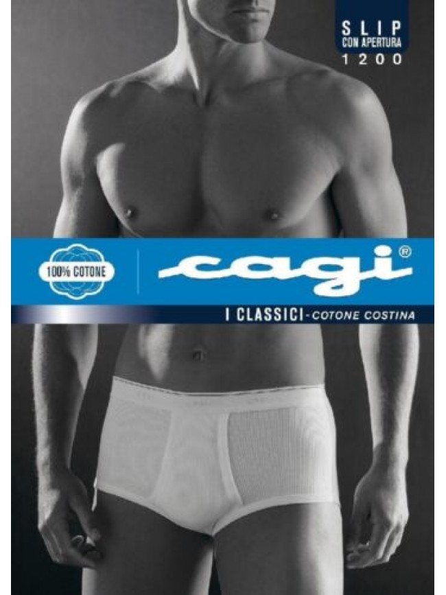 SG Slip uomo a costina con apertura CAGI articolo 1200