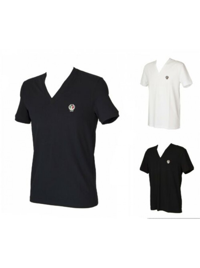 SG T-shirt maglietta uomo scollo V manica corta cotone elasticizzata DOLCE E GAB