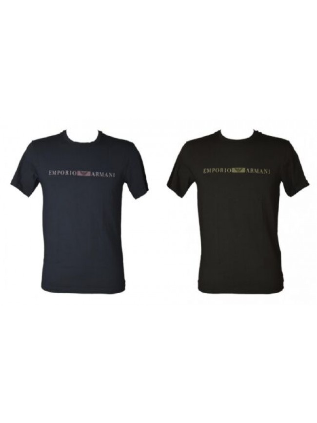 SG T-shirt uomo EMPORIO ARMANI maglia mezza manica girocollo con logo stampato c