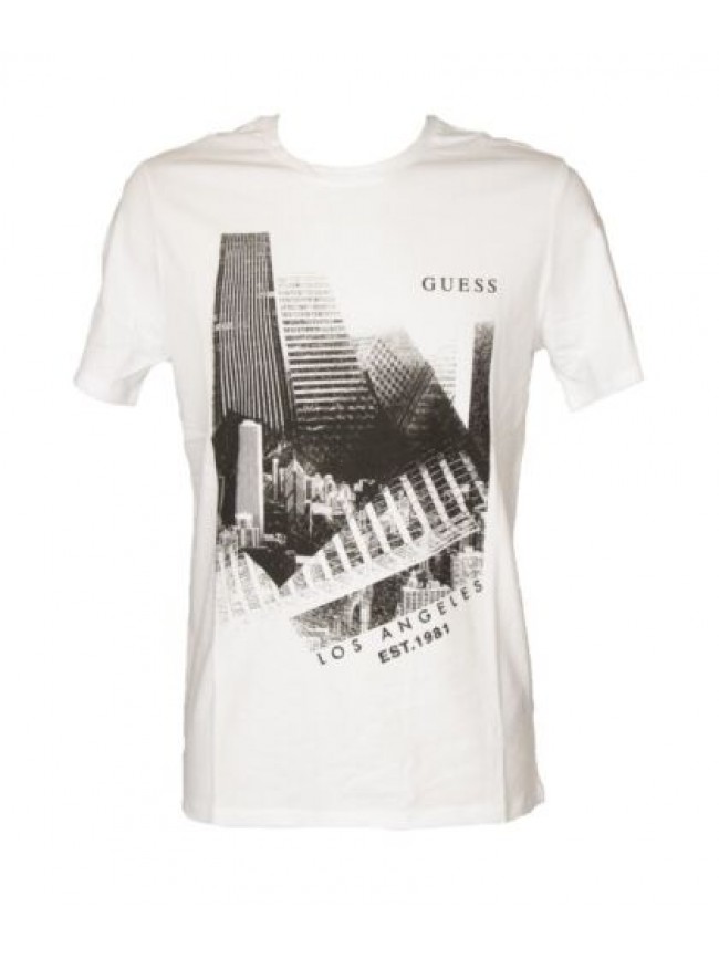 SG T-shirt uomo GUESS manica corta girocollo con stampa puro cotone articolo X2B