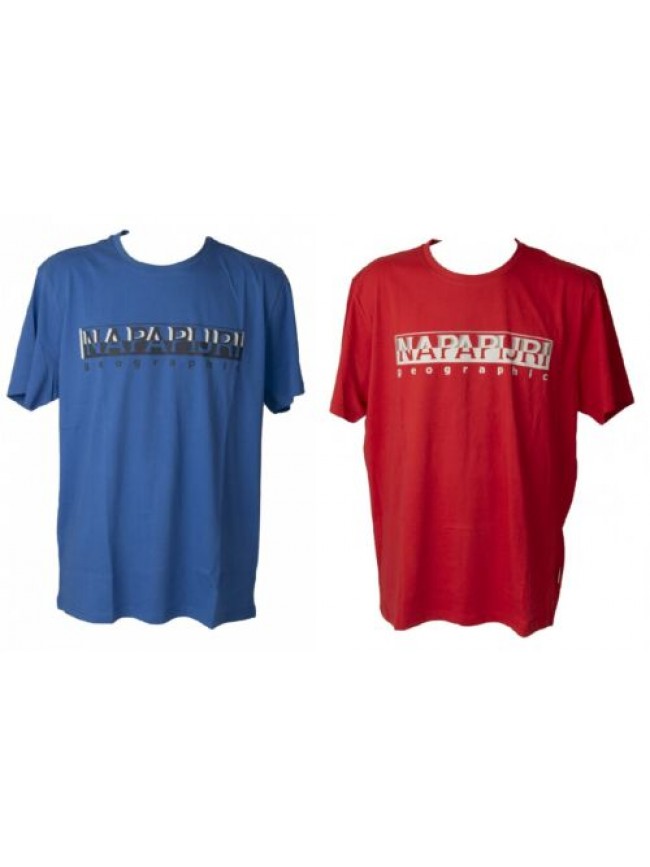 SG T-shirt uomo NAPAPIJRI maglietta manica corta girocollo cotone con stampa art