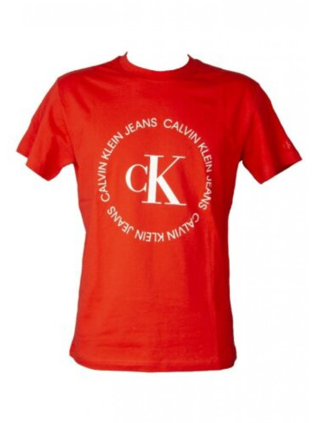 SG T-shirt uomo manica corta CK CALVIN KLEIN JEANS girocollo con stampa articolo