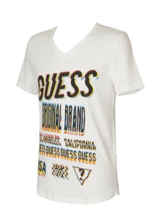 SG T-shirt uomo manica corta scollo V GUESS articolo F62I12 JER75