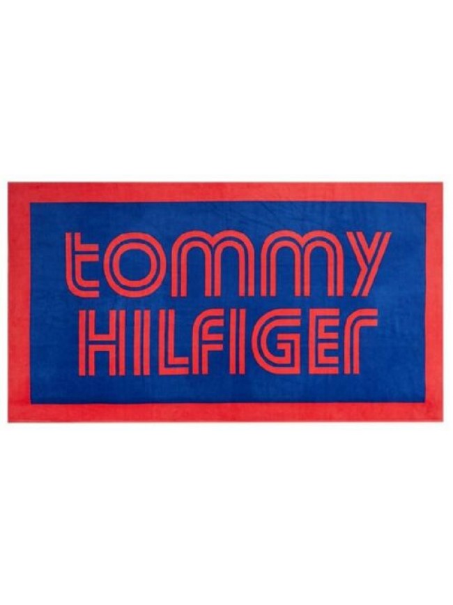 SG Telo mare o piscina o spa spugna cm.180x100 TOMMY HILFIGER articolo UU0UU0003