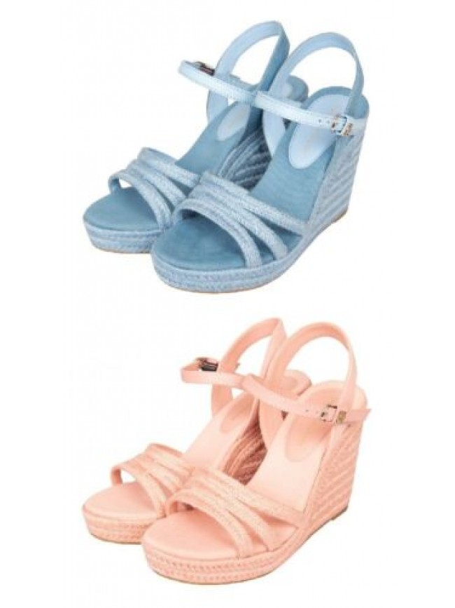 Sandalo donna TOMMY HILFIGER con zeppa e agganciatura alla caviglia articolo XW0