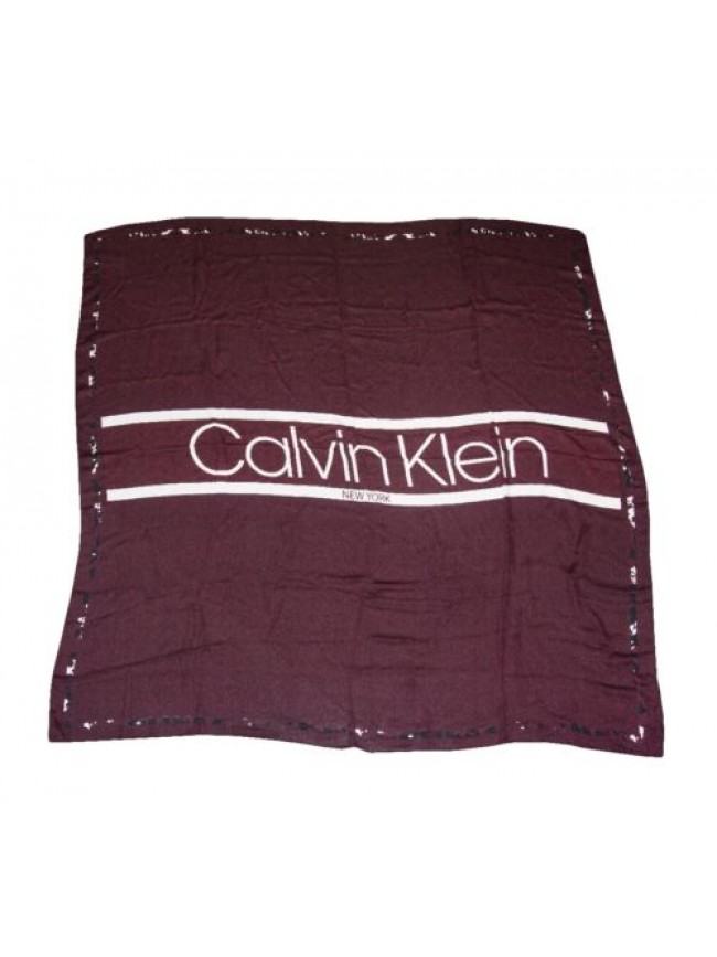 Sciarpa donna CK CALVIN KLEIN stola foulard quadrato col logo articolo K60K60731