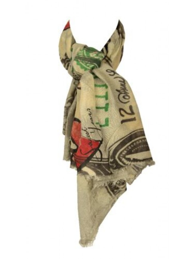 Sciarpa foulard donna SWEET YEARS articolo LF41SY SY01 - cm.130 x cm.115 (circa)
