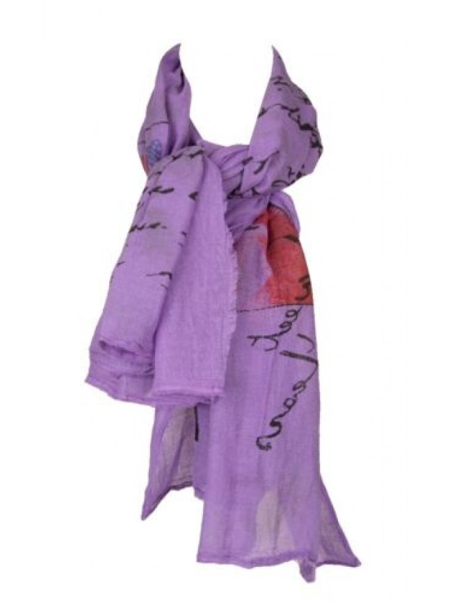 Sciarpa foulard donna SWEET YEARS articolo LF75SY SY01 - cm.145 x cm.120 (circa)