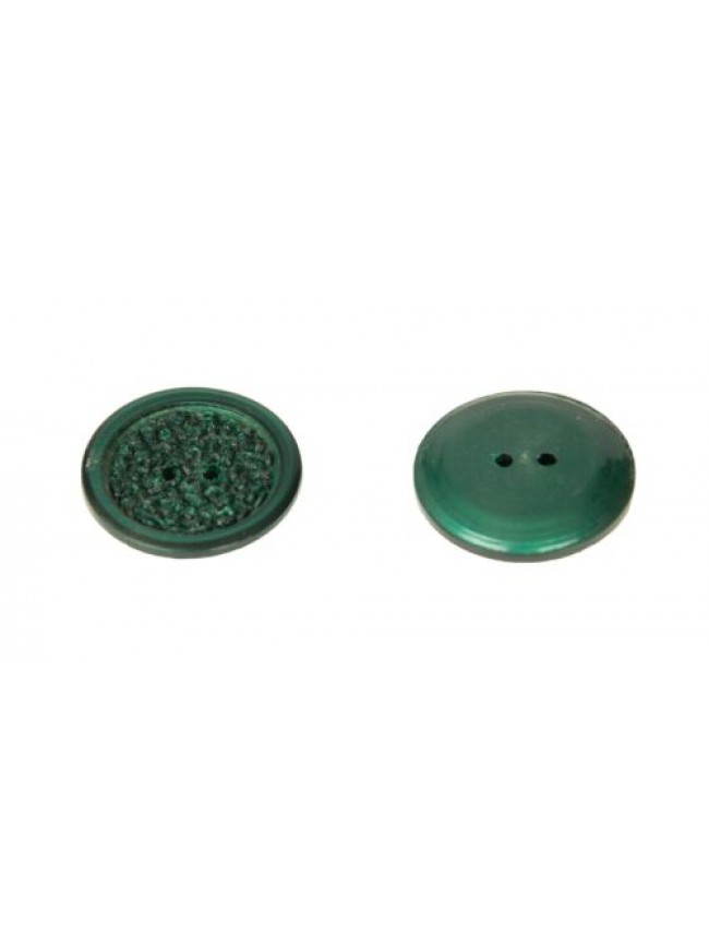 Set 10 bottoni rotondi in plastica con due fori per cucire mm.27 x 27 x 4 mm art