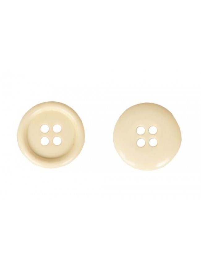 Set 3 bottoni rotondi a quattro fori in plastica mm.21 x 21 x 3 mm articolo BOT0
