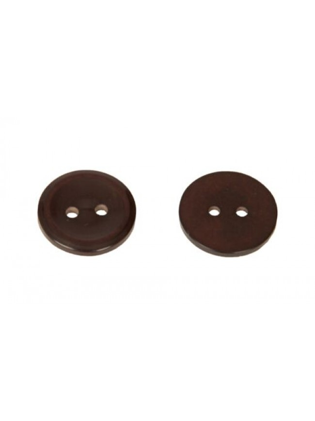 Set 4 bottoni rotondi a due fori in plastica mm.18 x 18 x 2 mm articolo BOT00015