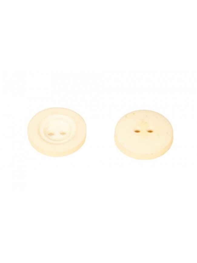 Set 4 bottoni rotondi a due fori in plastica mm.18 x 18 x 3 mm articolo BOT00015