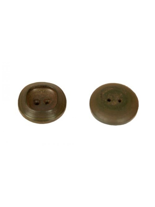 Set 4 bottoni rotondi a due fori in plastica mm.23 x 23 x 7 mm articolo BOT00016