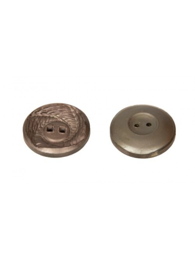 Set 4 bottoni rotondi a due fori in plastica mm.27 x 27 x 7 mm articolo BOT00014