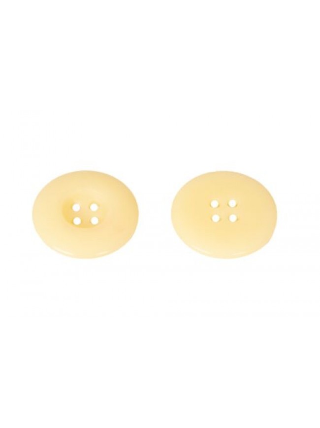 Set 4 bottoni rotondo in plastica a quattro fori mm.22 x 22 x 3 mm articolo BOT0