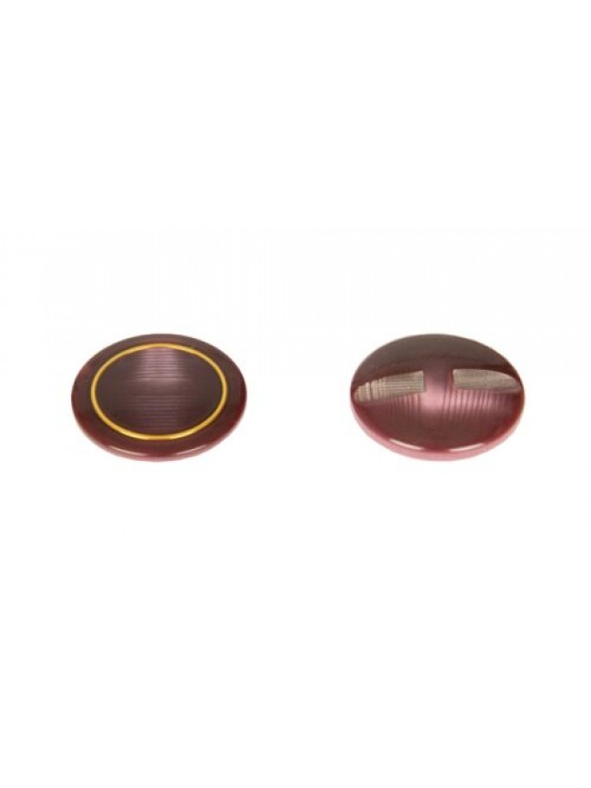 Set 7 bottoni rotondo con gambo per cucire in plastica mm.28 x 28 x 6 articolo B