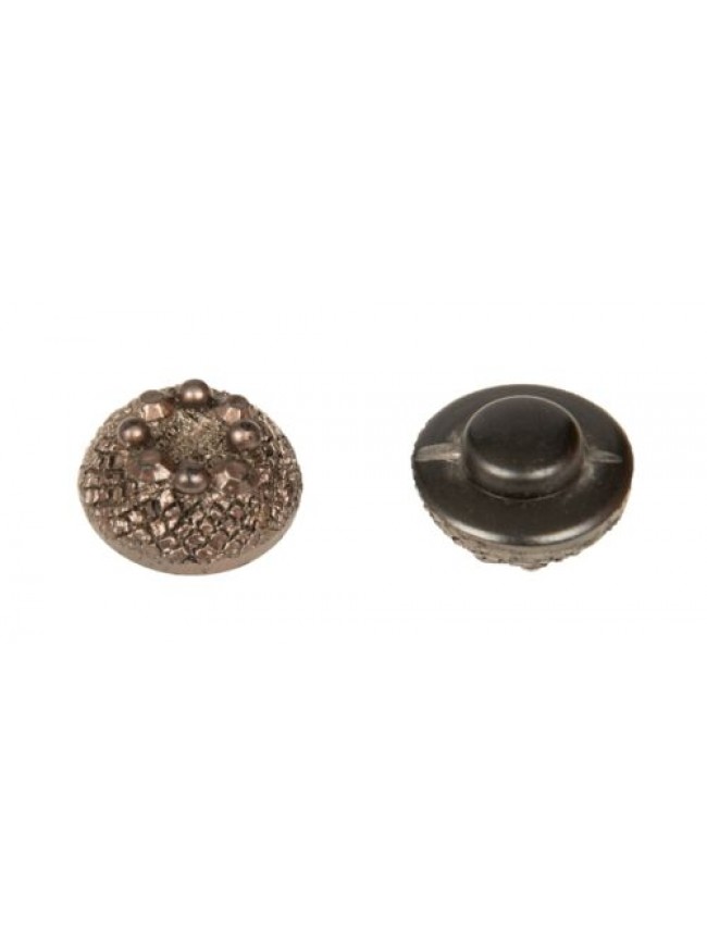 Set 8 bottoni rotondi con gambo per cucire in plastica mm.20 x 20 x 8 mm articol