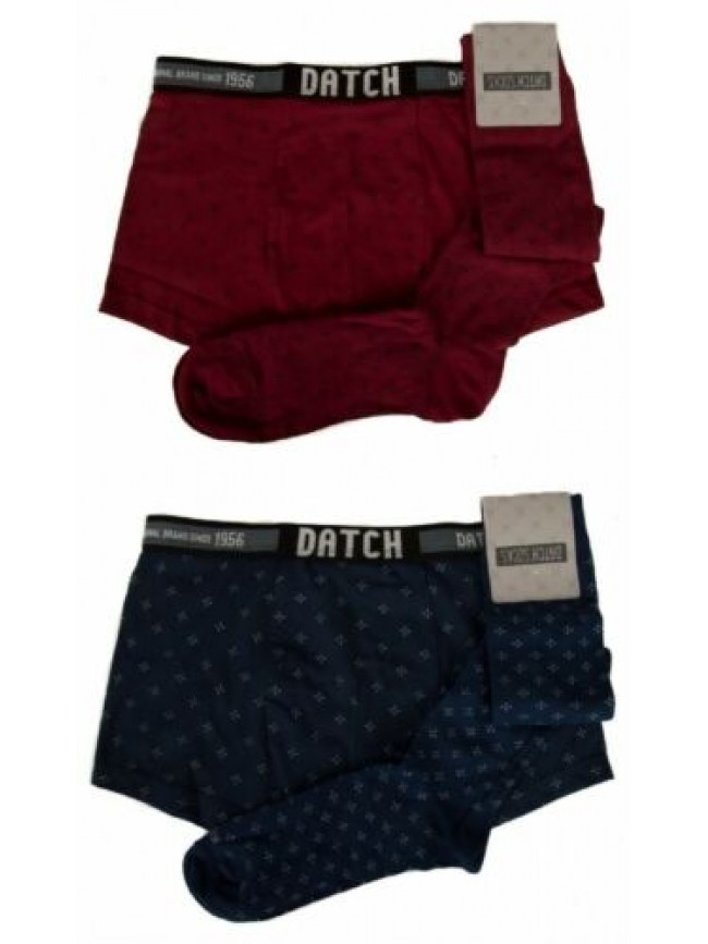 Set boxer + 1 paio calze lunghe uomo calzini alti underwear DATCH articolo CDM00