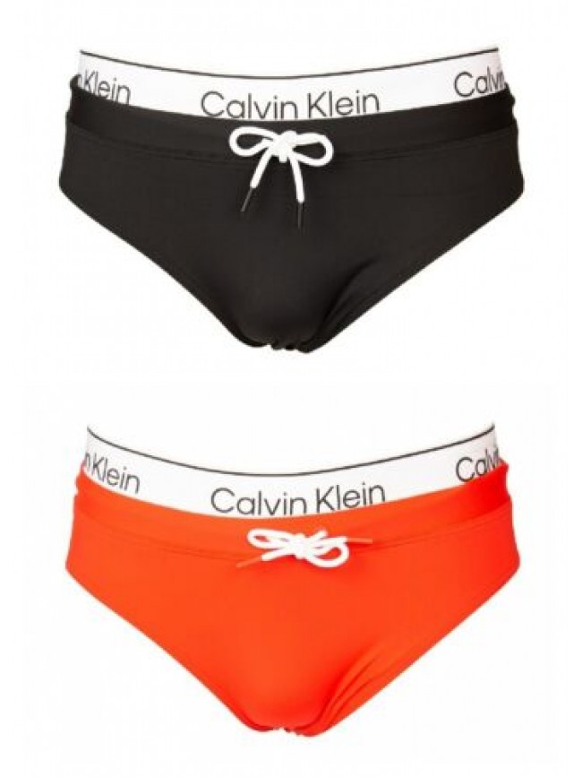 Slip mare uomo CK CALVIN KLEIN piscina coulisse esterna articolo KM0KM00959 brie