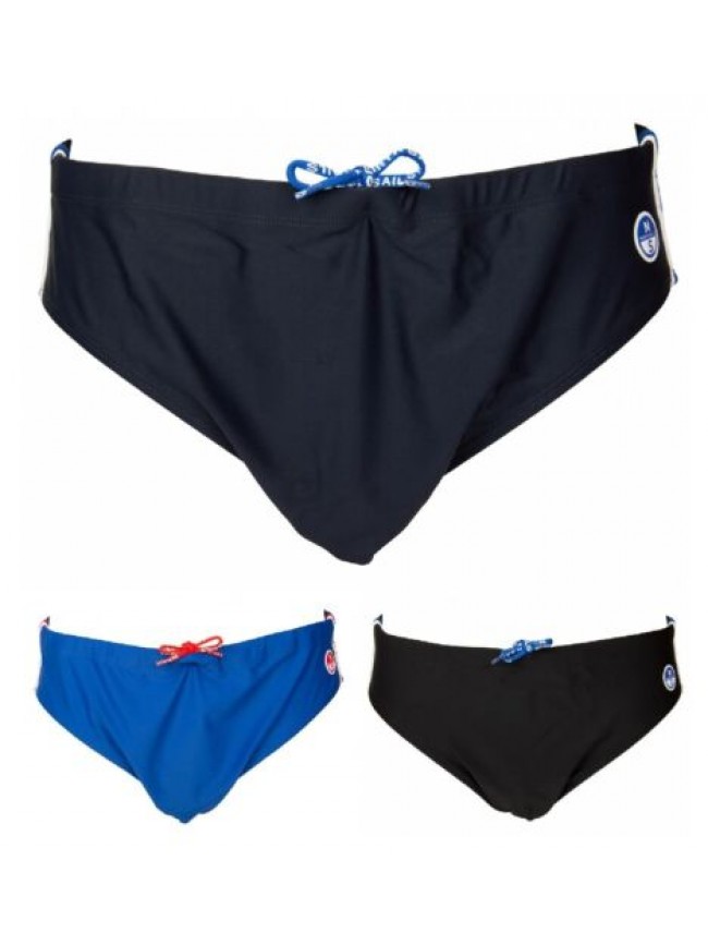 Slip mare uomo NORTH SAILS costume piscina con logo e coulisse all interno artic