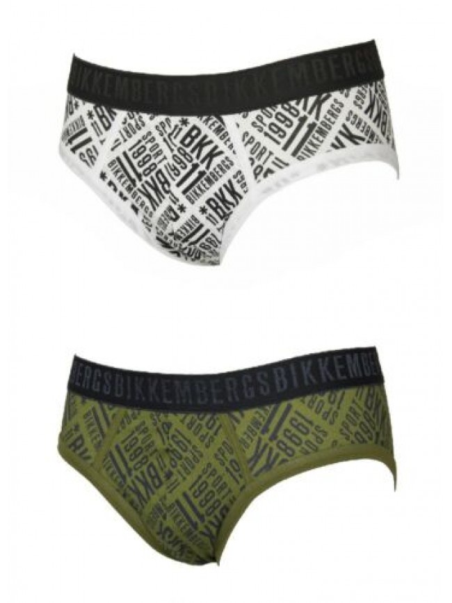Slip mutanda BIKKEMBERGS uomo underwear elastico a vista articolo VBKT05135 PRIN