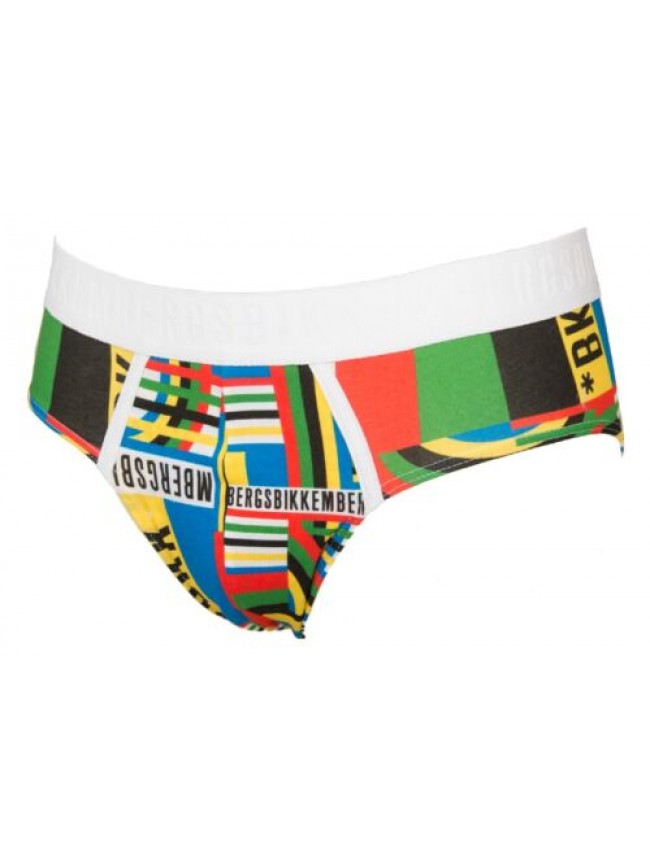 Slip mutanda intimo uomo underwear olympic print BIKKEMBERGS articolo VBKT04842