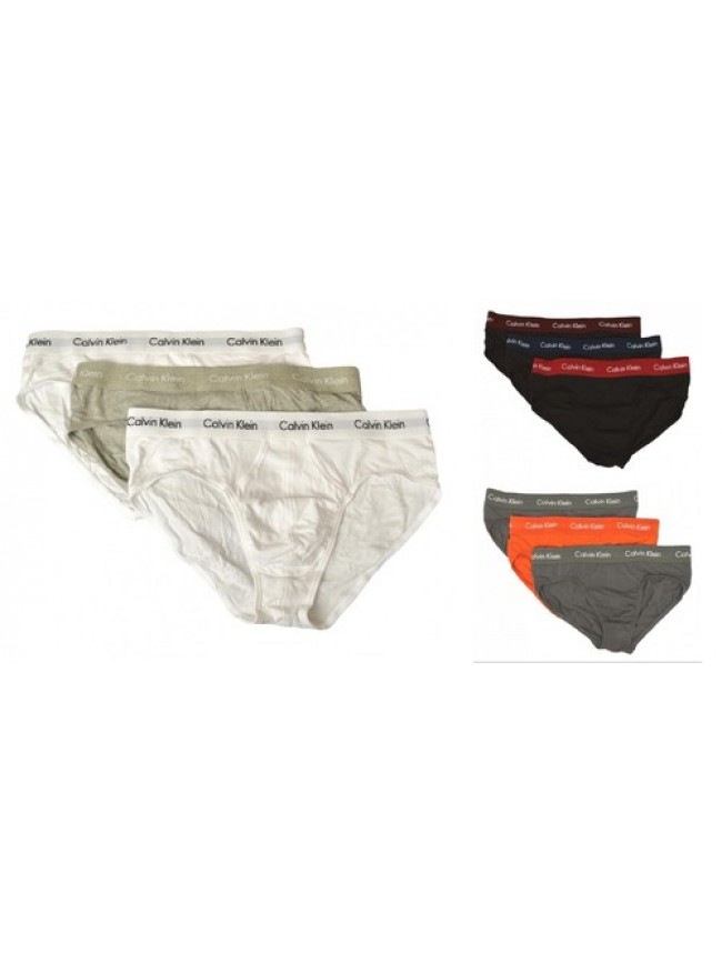 Slip uomo  CALVIN KLEIN mutande confezione 3 capi cotone elastiicizzato elastico