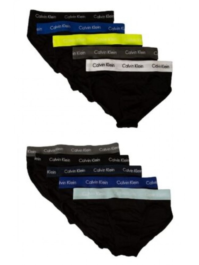 Slip uomo CK CALVIN KLEIN mutande confezione 5 capi cotone elastiicizzato elasti