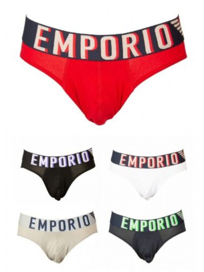 Slip uomo EMPORIO ARMANI mutanda elastico a vista cotone elasticizzato underwear
