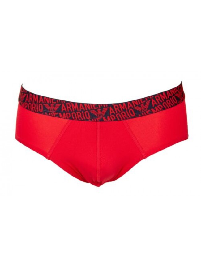 Slip uomo EMPORIO ARMANI mutanda elastico a vista microfibra cuciture piatte und