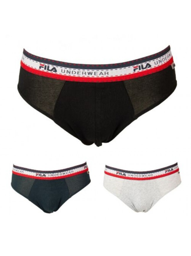 Slip uomo FILA mutanda elastico a vista con logo cotone elasticizzato underwear 
