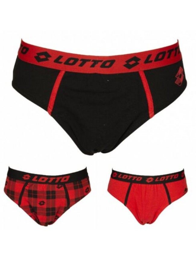 Slip uomo LOTTO mutanda elastico a vista cotone elasticizzato underwear articolo