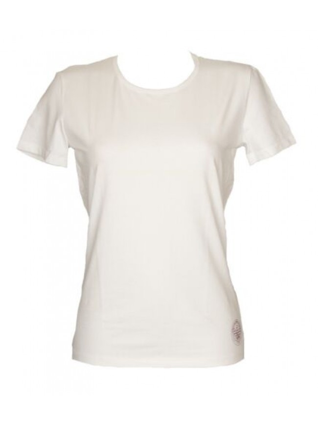T-shirt donna EMPORIO ARMANI manica corta girocollo cotone elasticizzata articol