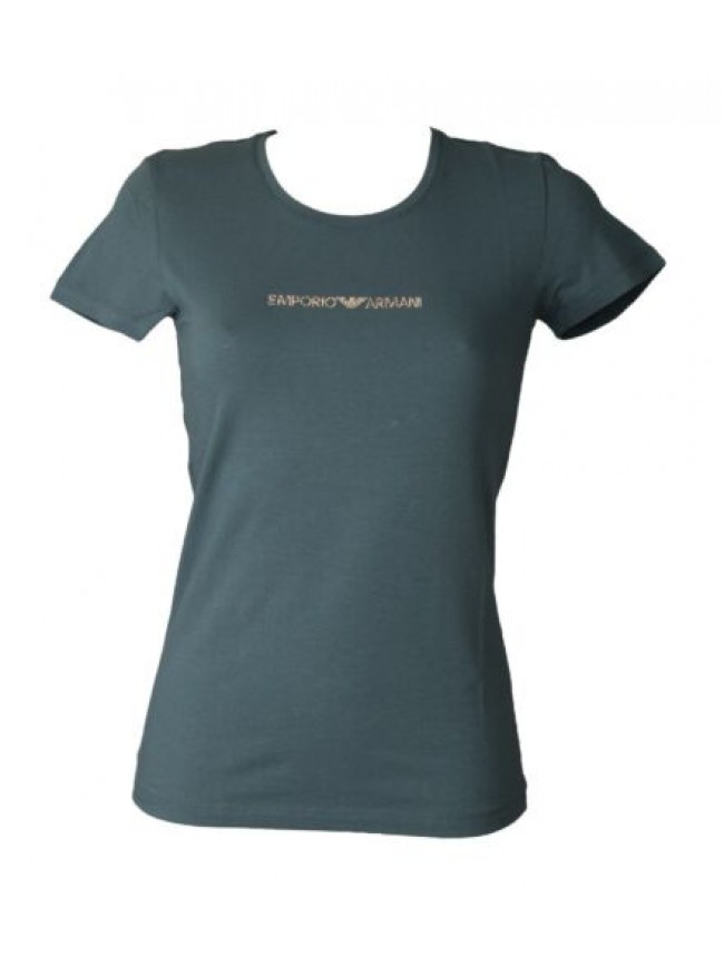 T-shirt donna EMPORIO ARMANI manica corta girocollo maglietta cotone elasticizza