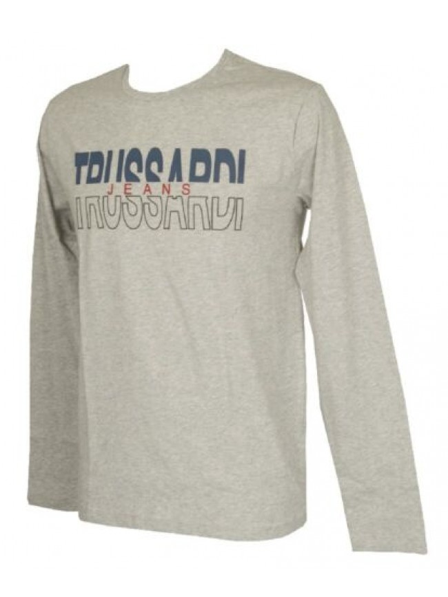 T-shirt maglia uomo manica lunga girocollo cotone TRUSSARDI JEANS articolo 52T00