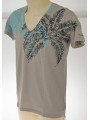 T-shirt maglietta V uomo EMPORIO ARMANI 211472 4P457 taglia S col.05140 GRIGIO