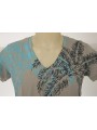 T-shirt maglietta V uomo EMPORIO ARMANI 211472 4P457 taglia S col.05140 GRIGIO