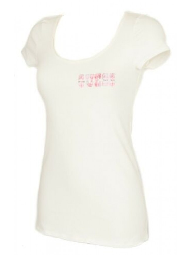 T-shirt maglietta donna manica corta girocollo cotone strech GUESS articolo UD2M