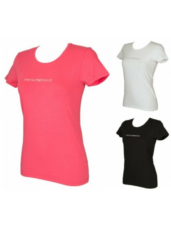 T-shirt maglietta donna manica corta girocollo cotone stretch EMPORIO ARMANI art